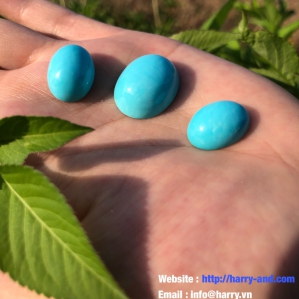 ĐÁ TURQUOISE TỰ NHIÊN VỚI MÀU XANH CÁ TÍNH