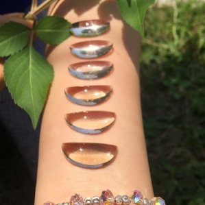 Smoky Quartz Hình mặt trăng