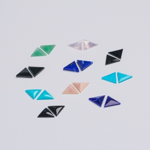 Bộ sưu tập đá cắt hình tam giác – Đa dạng kiểu cắt & màu sắc