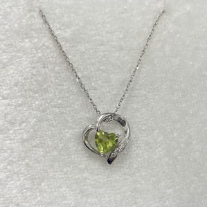 DÂY CHUYỀN BẠC SV925 ĐÁ QUÝ PERIDOT
