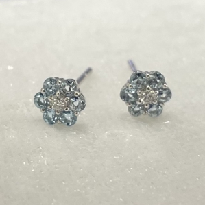 Hoa tai Bạc SV925 hình hoa nhí siêu xinh